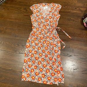 J. Crew Floral Wrap Dress